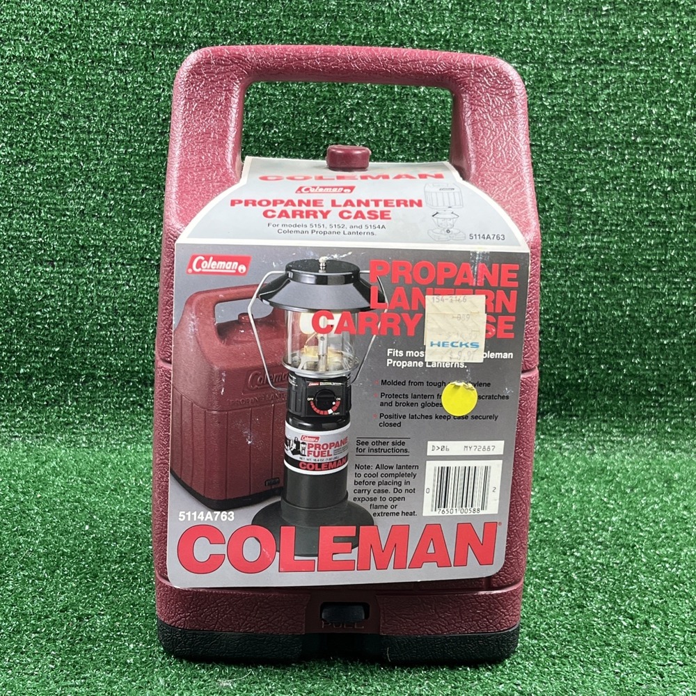 Coleman Propane Lantern Carry Case‎ ONLY Fits 5154A 5151 5152 Burgundy New